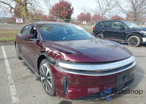 2023 Lucid Air Pure z USA, uszkodzony, nr VIN 50EA1PFA2PA009020